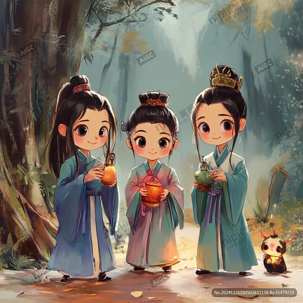 q版書童