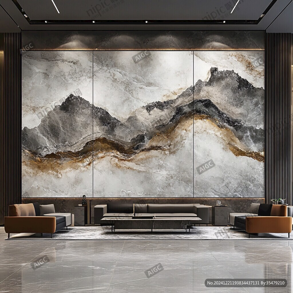 金線山脈客廳背景