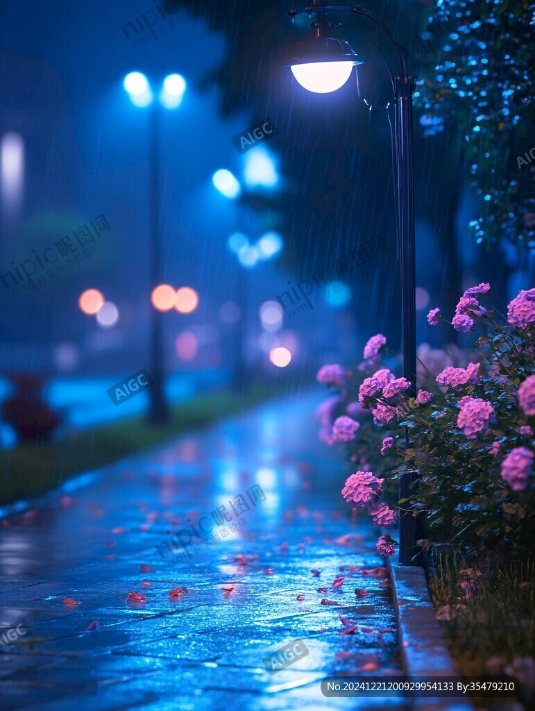 雨夜小路