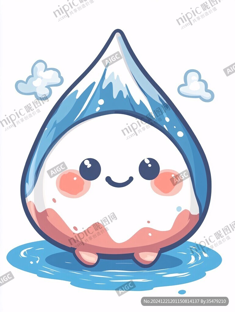原創(chuàng)卡通水滴形象
