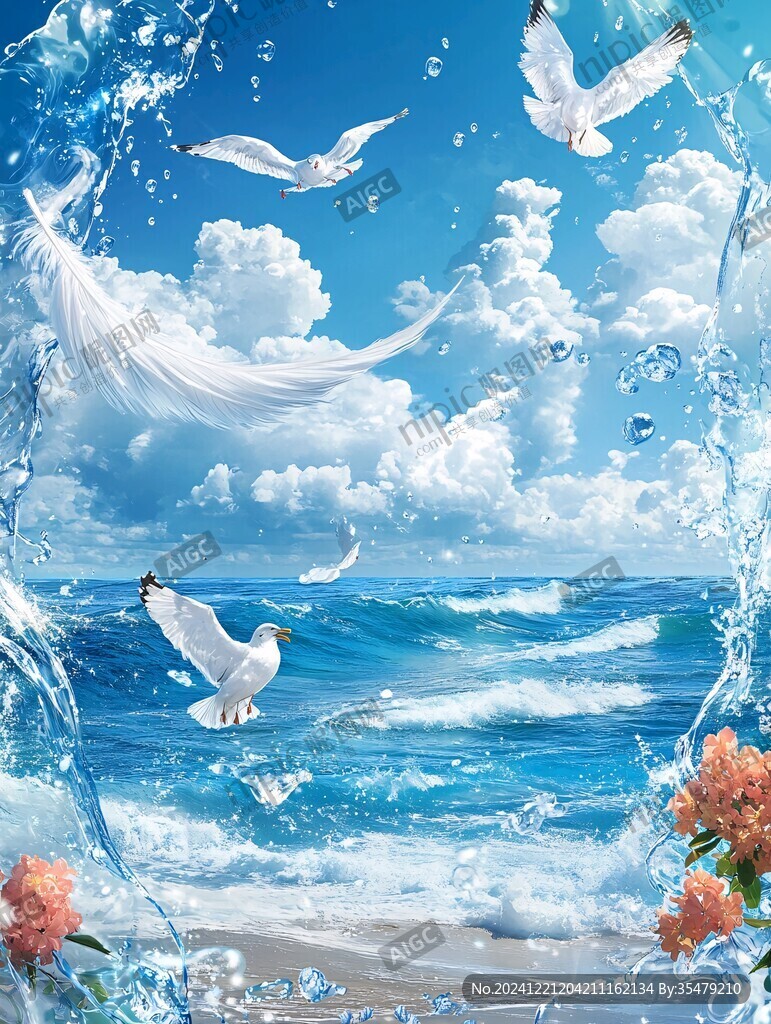 海洋與海鷗