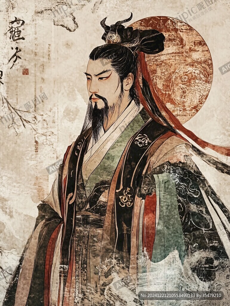 方士升仙漢畫像