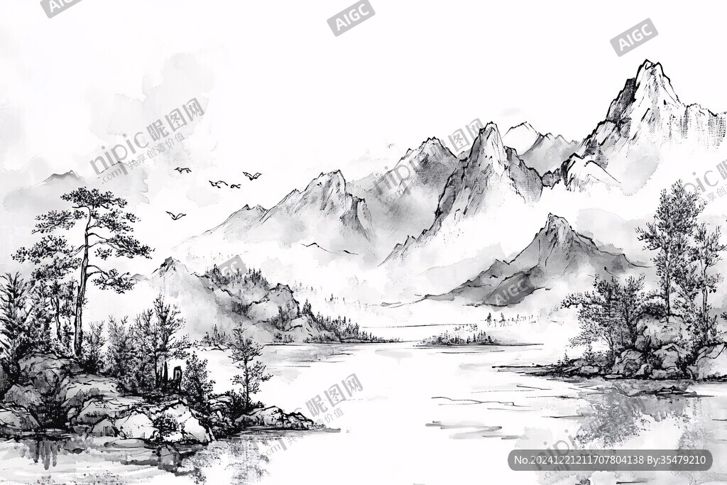 水墨山水高清