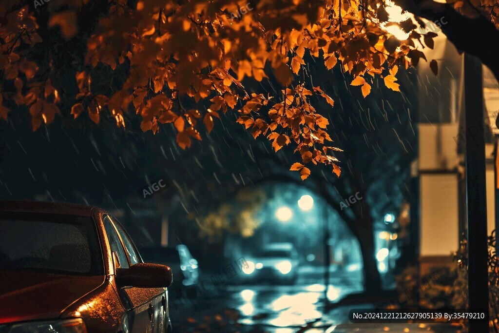 秋天的雨夜