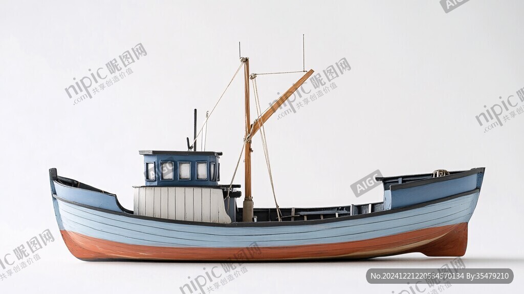 捕魚船模型