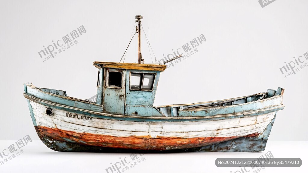 漁船元素小品