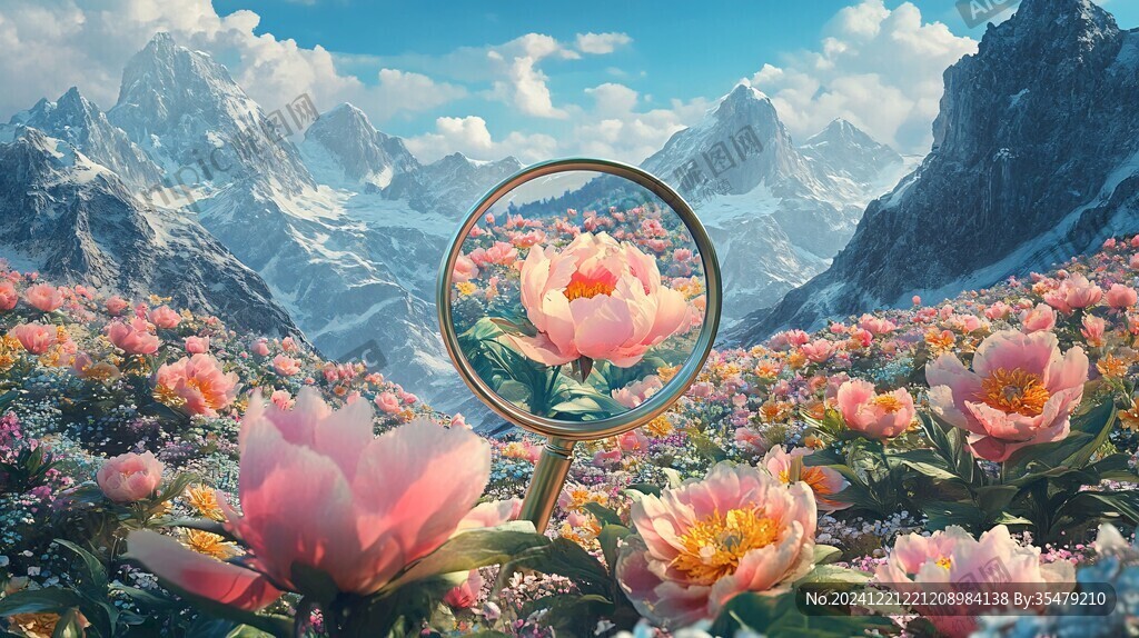 鏡里的美景