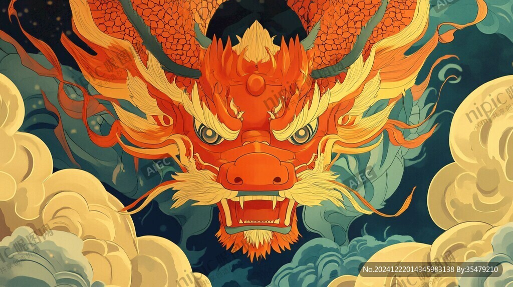龍年文創(chuàng)插畫