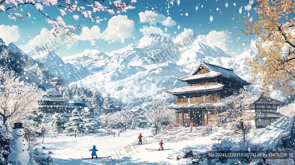 古風(fēng)滑雪
