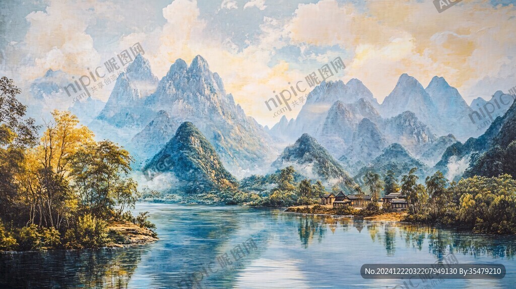 興坪古鎮(zhèn)油畫