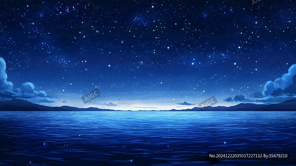 水面星光素材