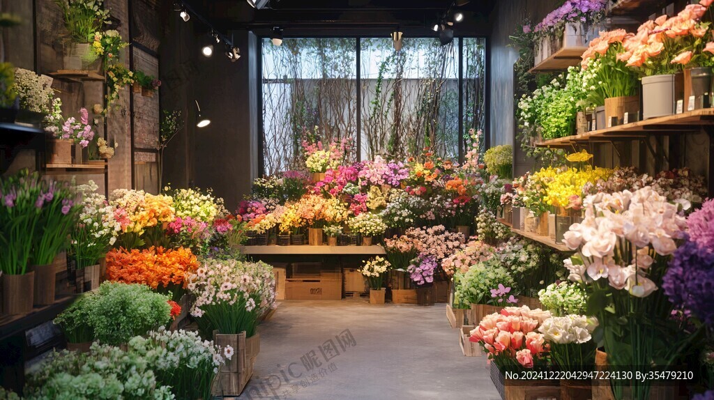 花店內(nèi)景超市內(nèi)景