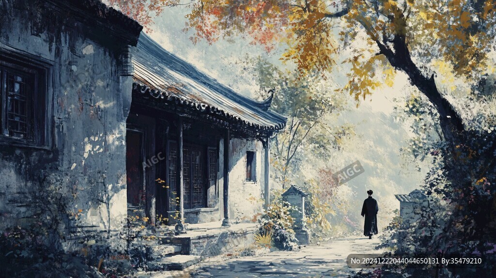 胡同秋景