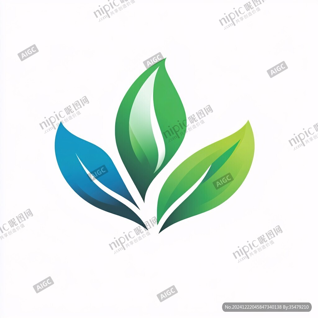 植物標志排毒logo