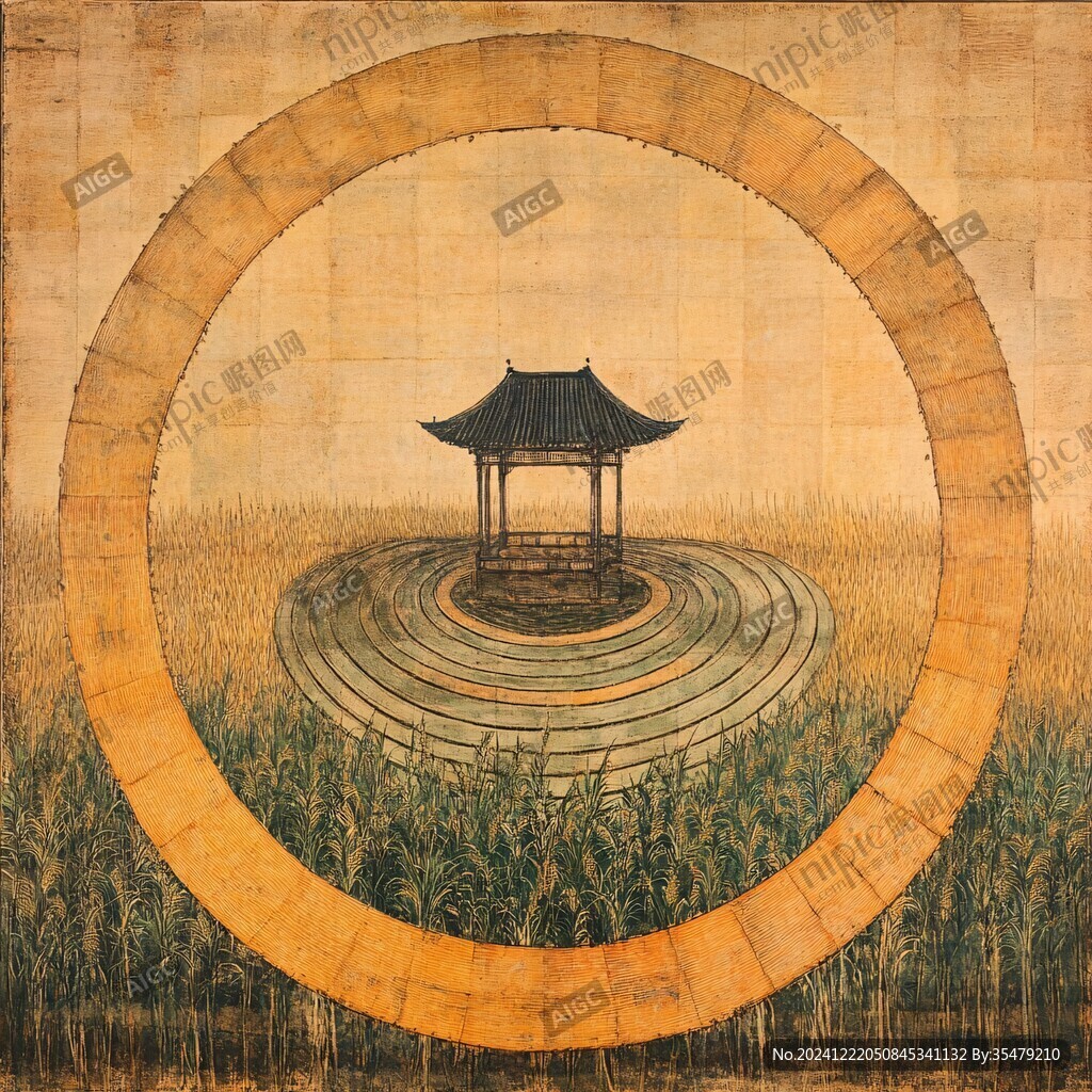 天壇工筆畫裝飾畫