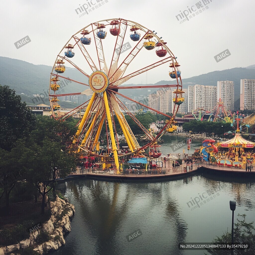 大山下的游樂(lè)園