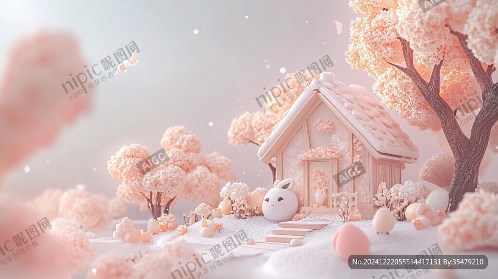 微縮雪場景