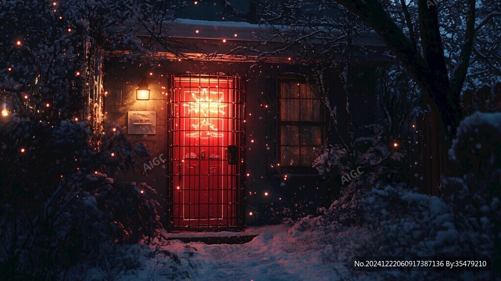 唯美雪夜