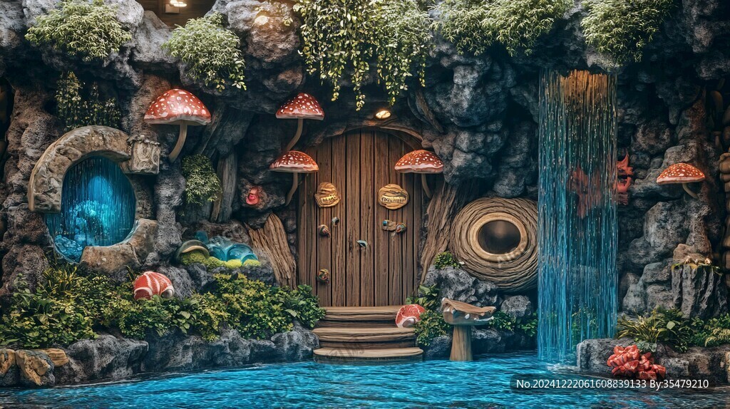 童話森林主題場景