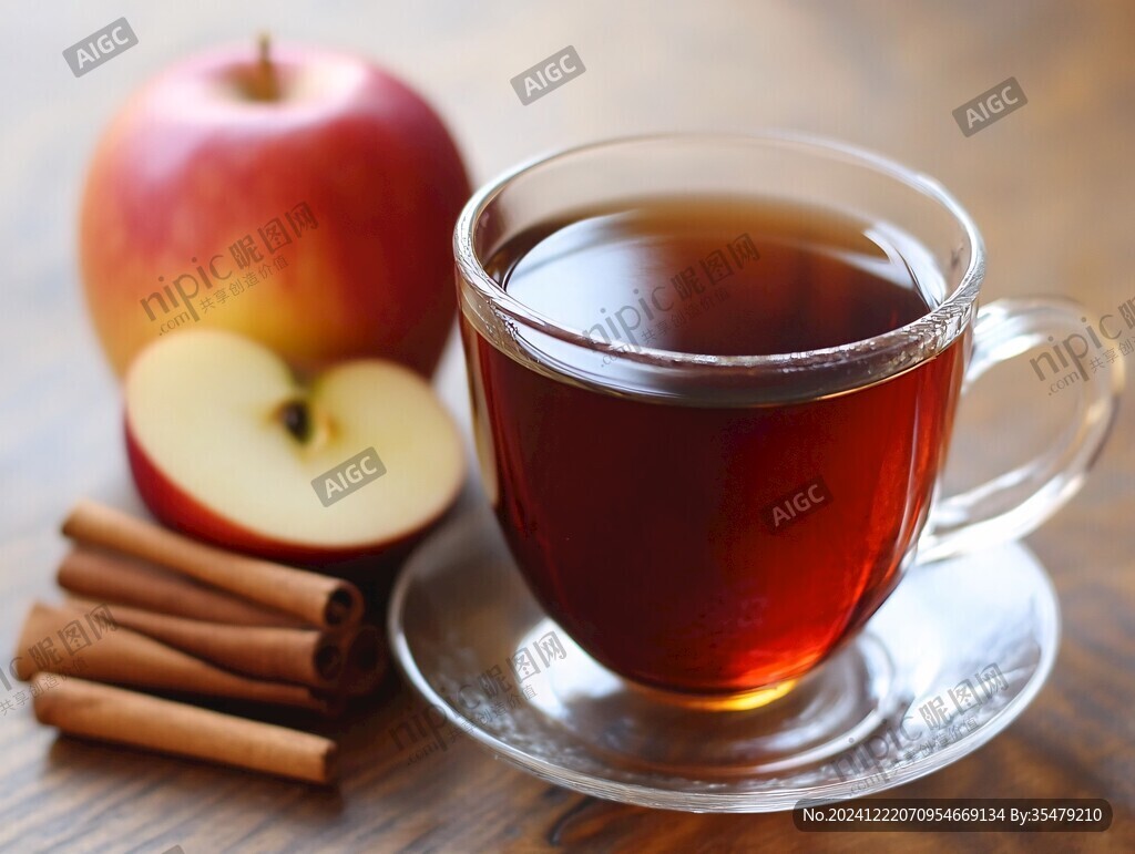 肉桂蘋果熱紅茶
