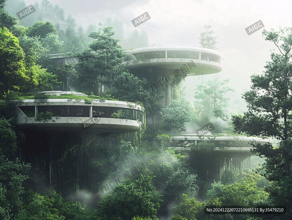 懸浮森林式建筑