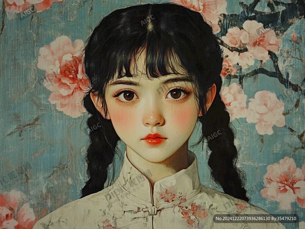 工筆少女