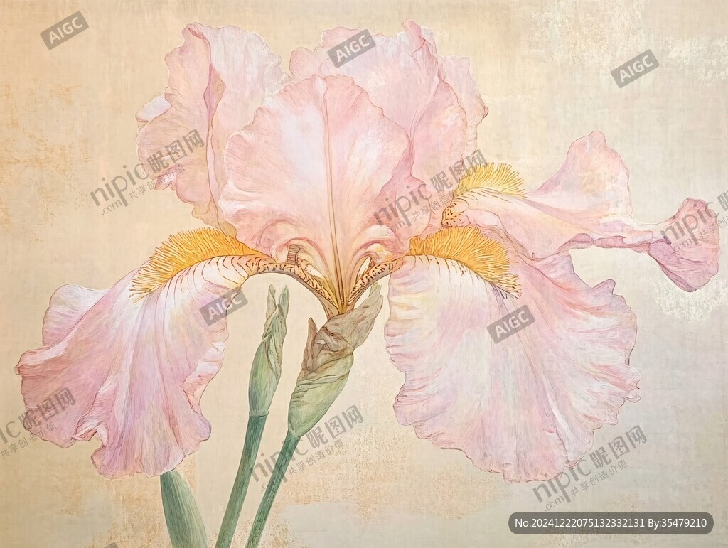 鳶尾花掛畫