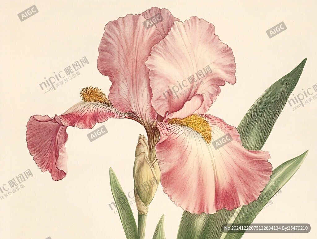 美人蕉插畫