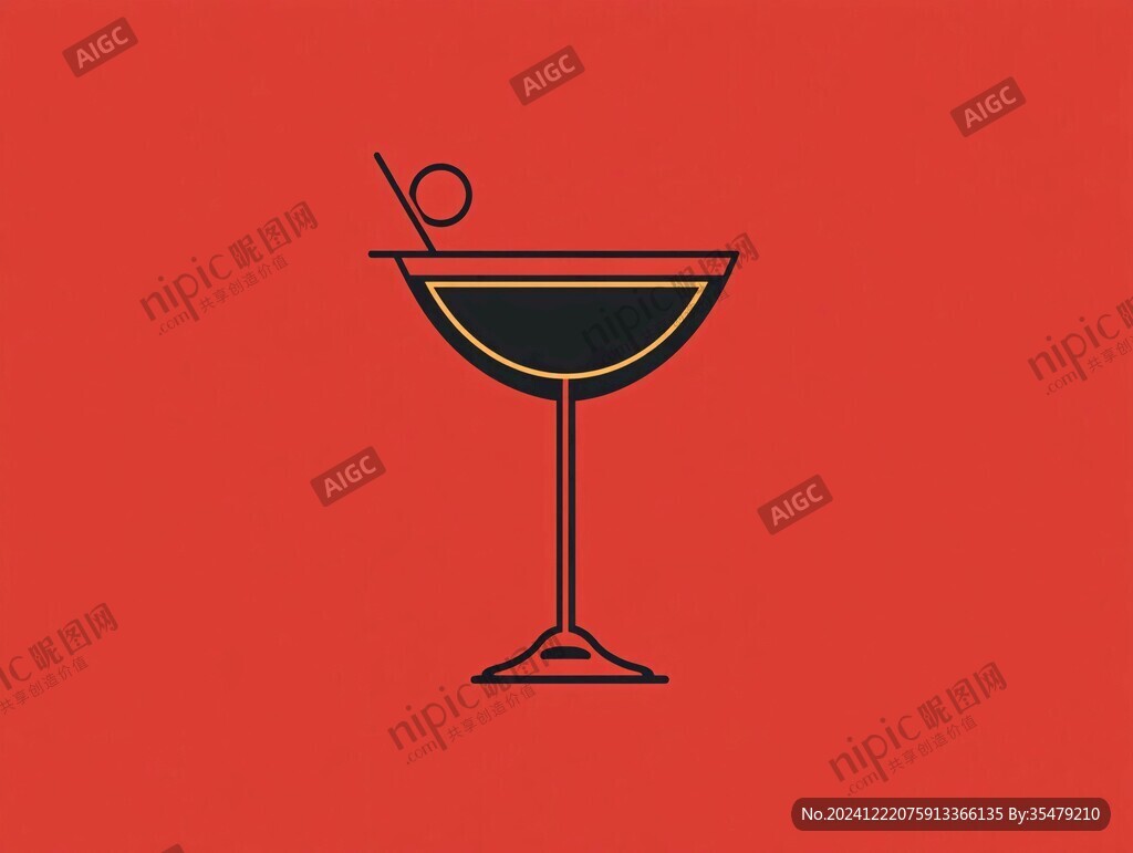 雞尾酒杯logo