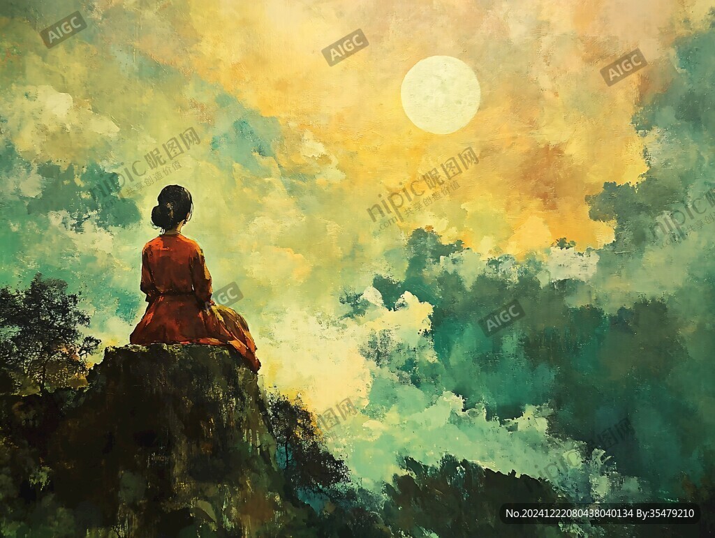 禪意油畫