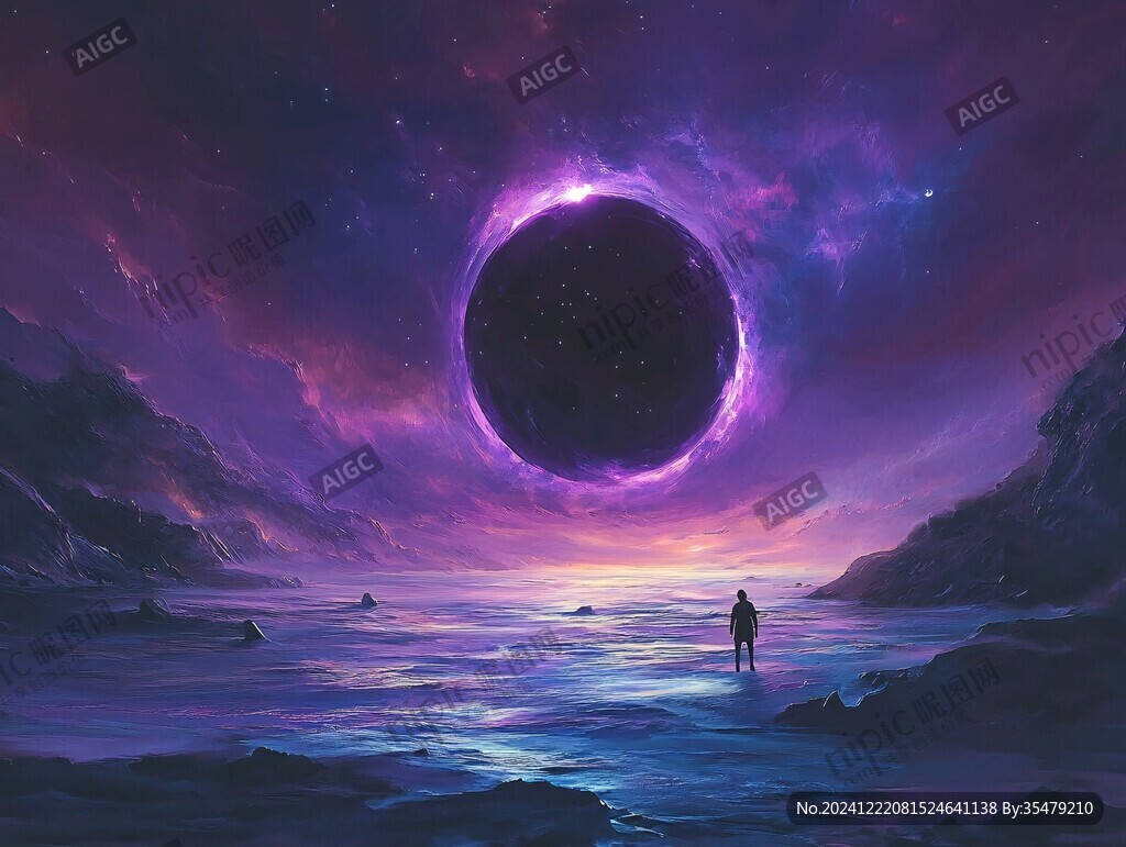 星月河幻想插畫