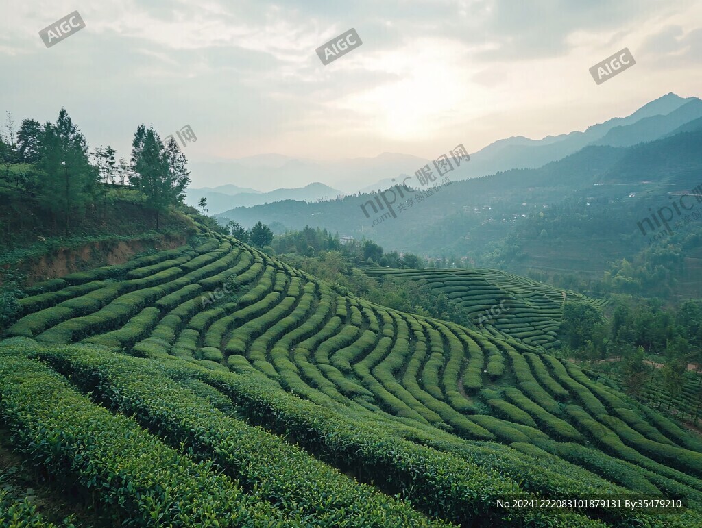 茶山黃昏