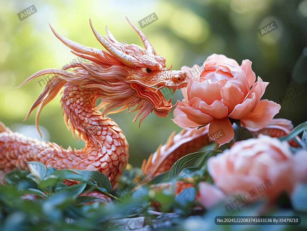 龍年氛圍立體造型
