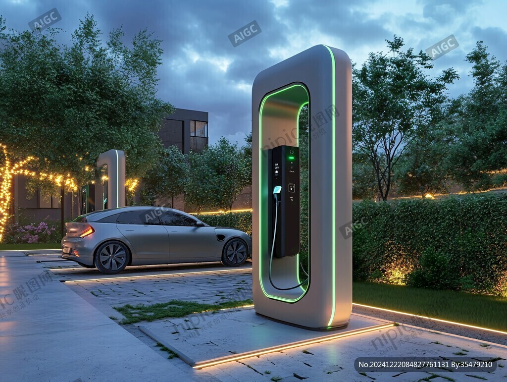 現代汽車充電樁充電站