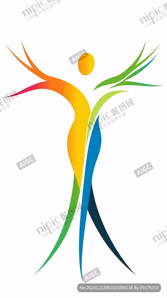 積極向上的人logo