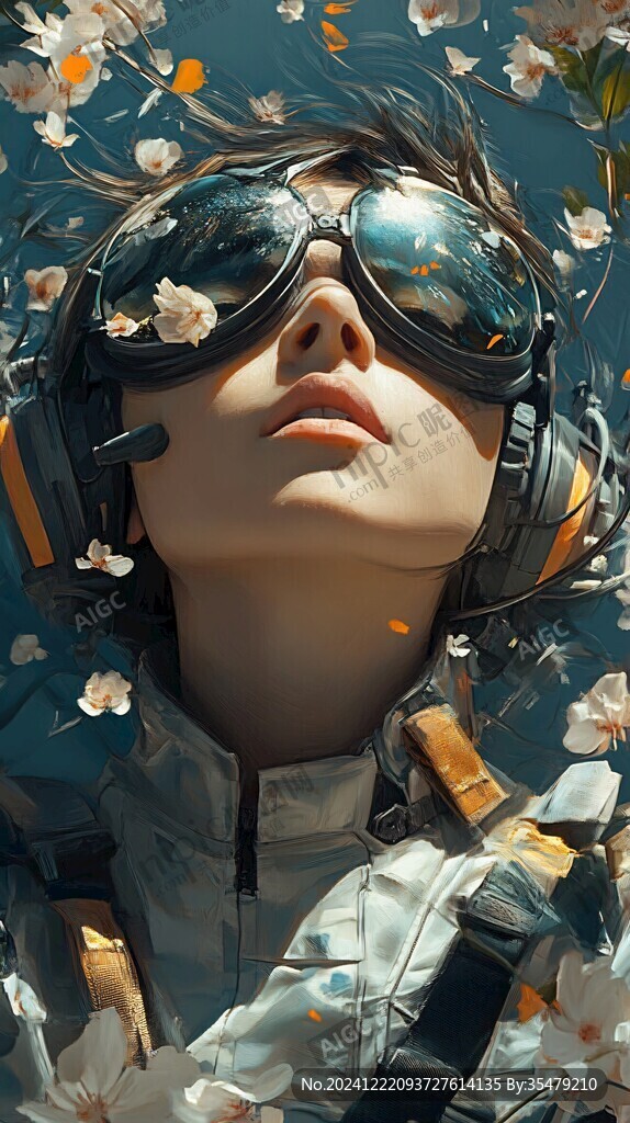 飛行員插畫