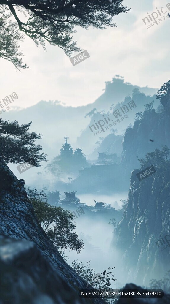 縹緲峰背景