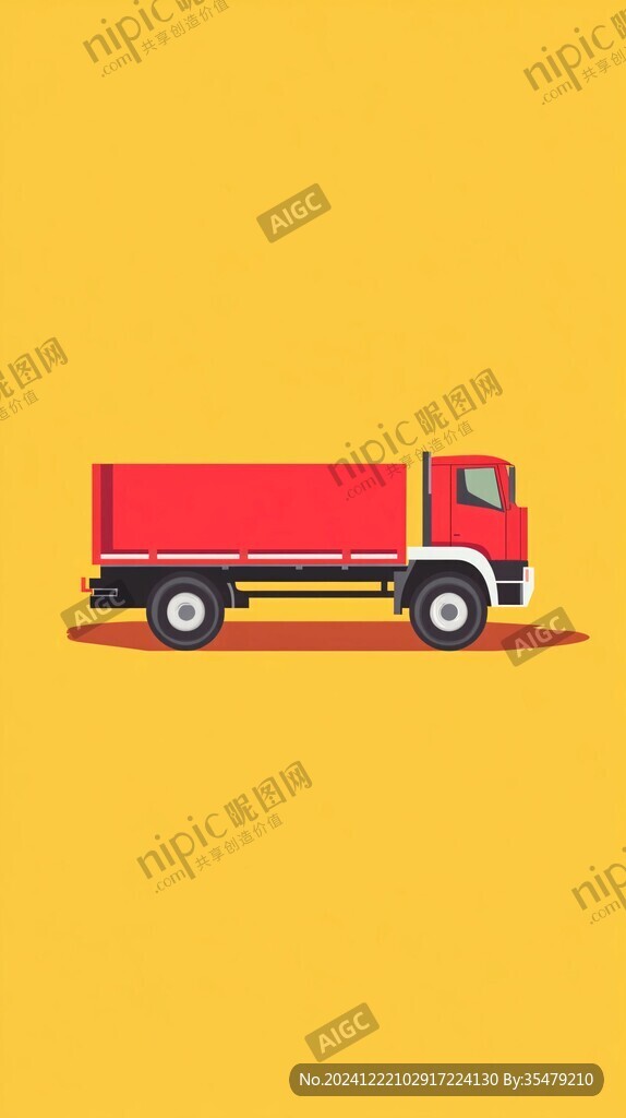 素材大貨車