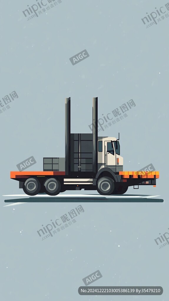 壓路車插畫