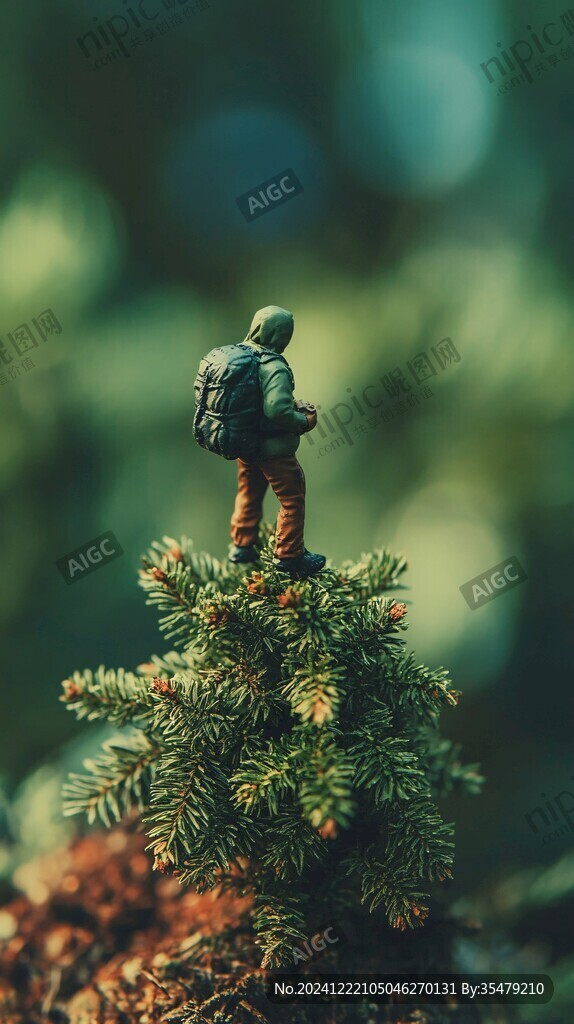微縮版針葉林