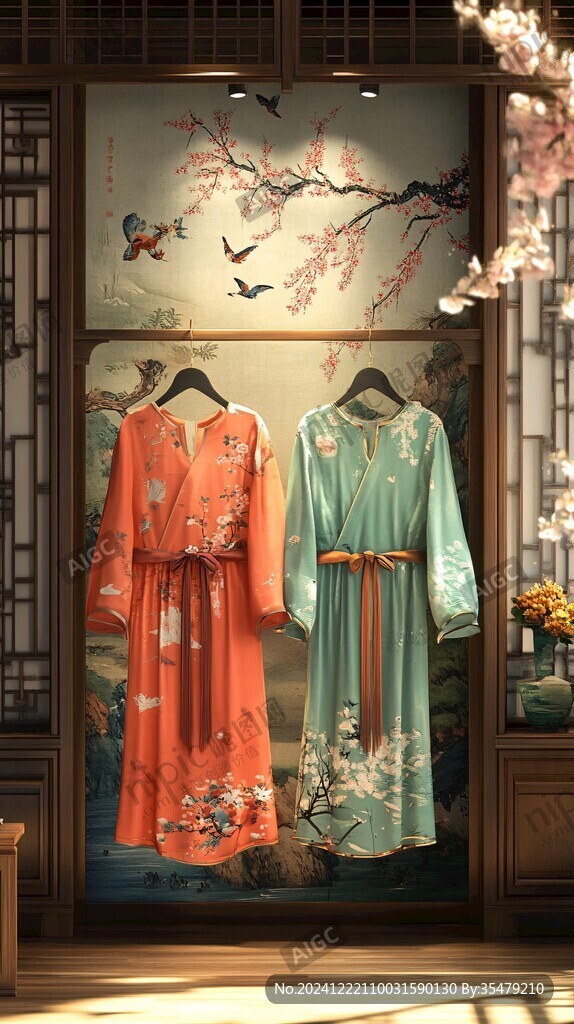 漢服櫥窗設計