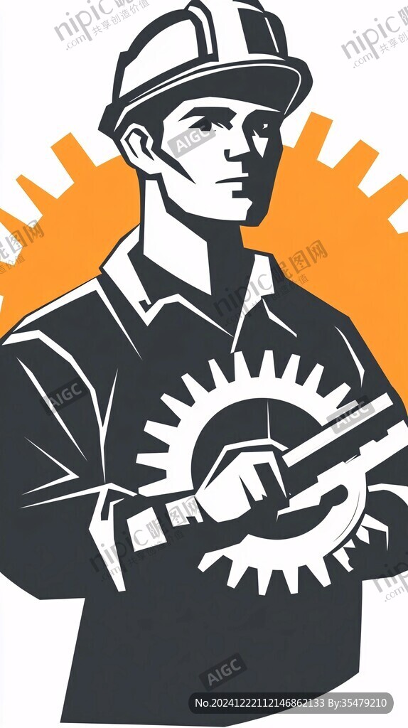 汽修工人標志