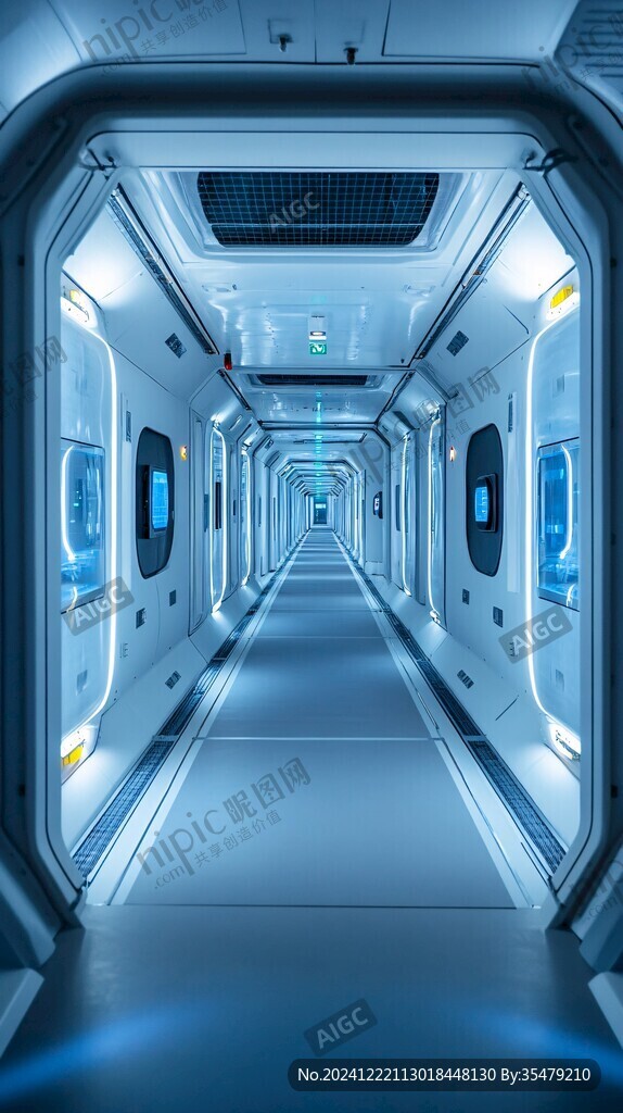 宇宙飛船走廊