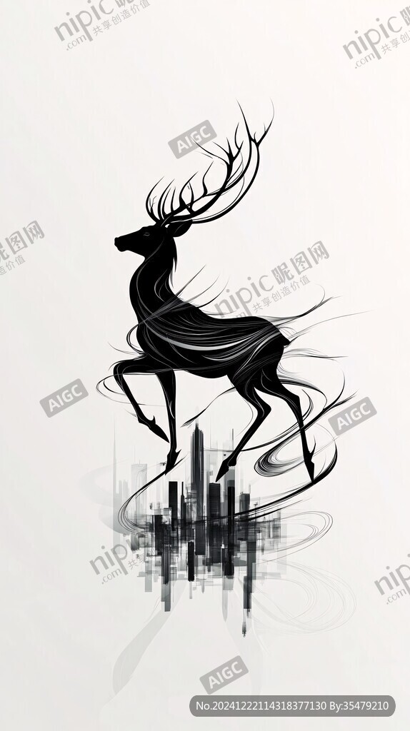 靈動麋鹿精靈