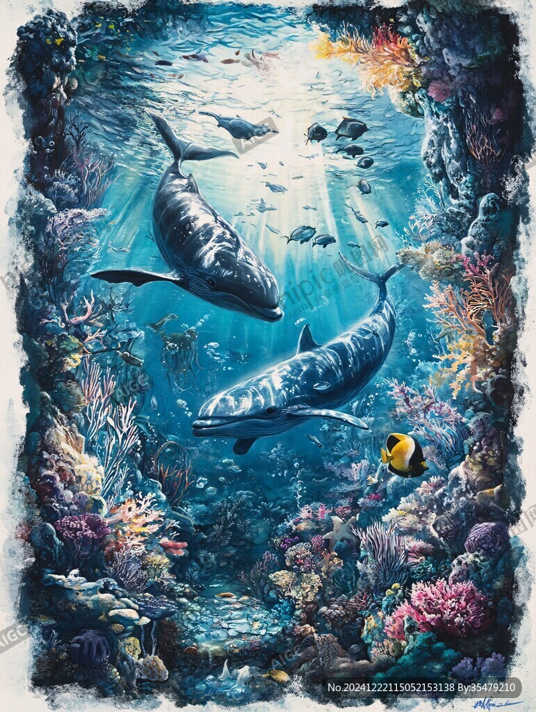 海底世界宣傳畫