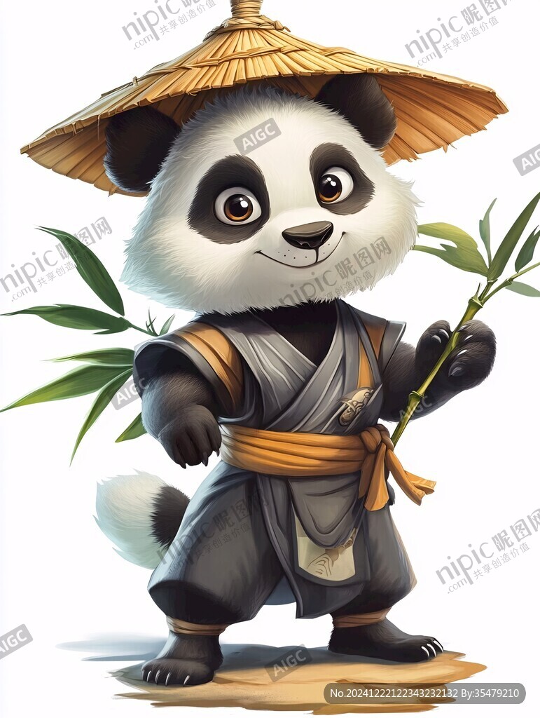 熊貓功夫大俠形像設(shè)計(jì)