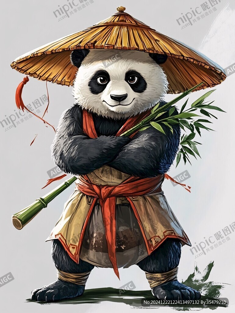 熊貓功夫大俠形像設(shè)計(jì)