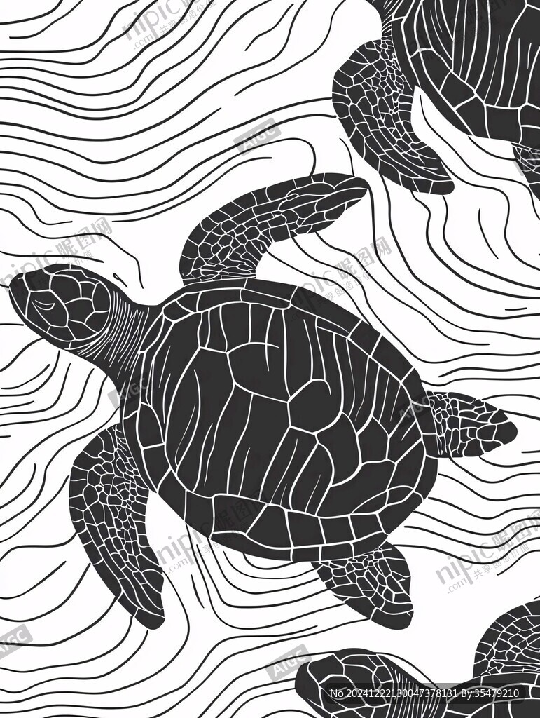 海水龜紋