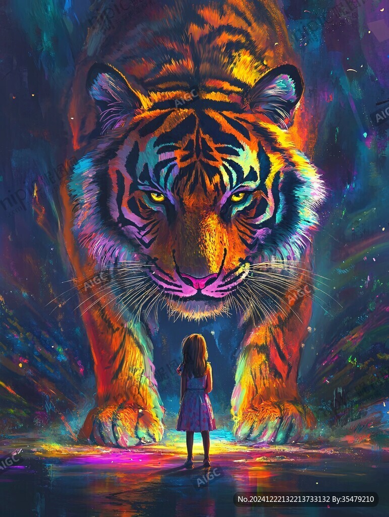 虎系列插畫