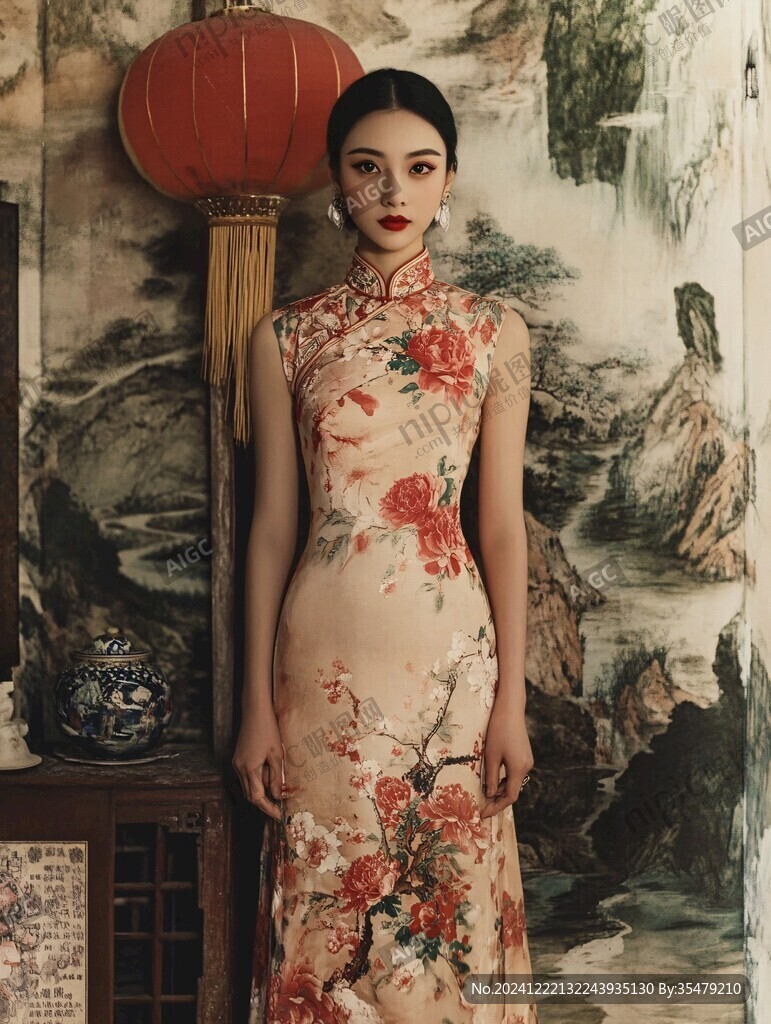 旗袍美女妖嬈